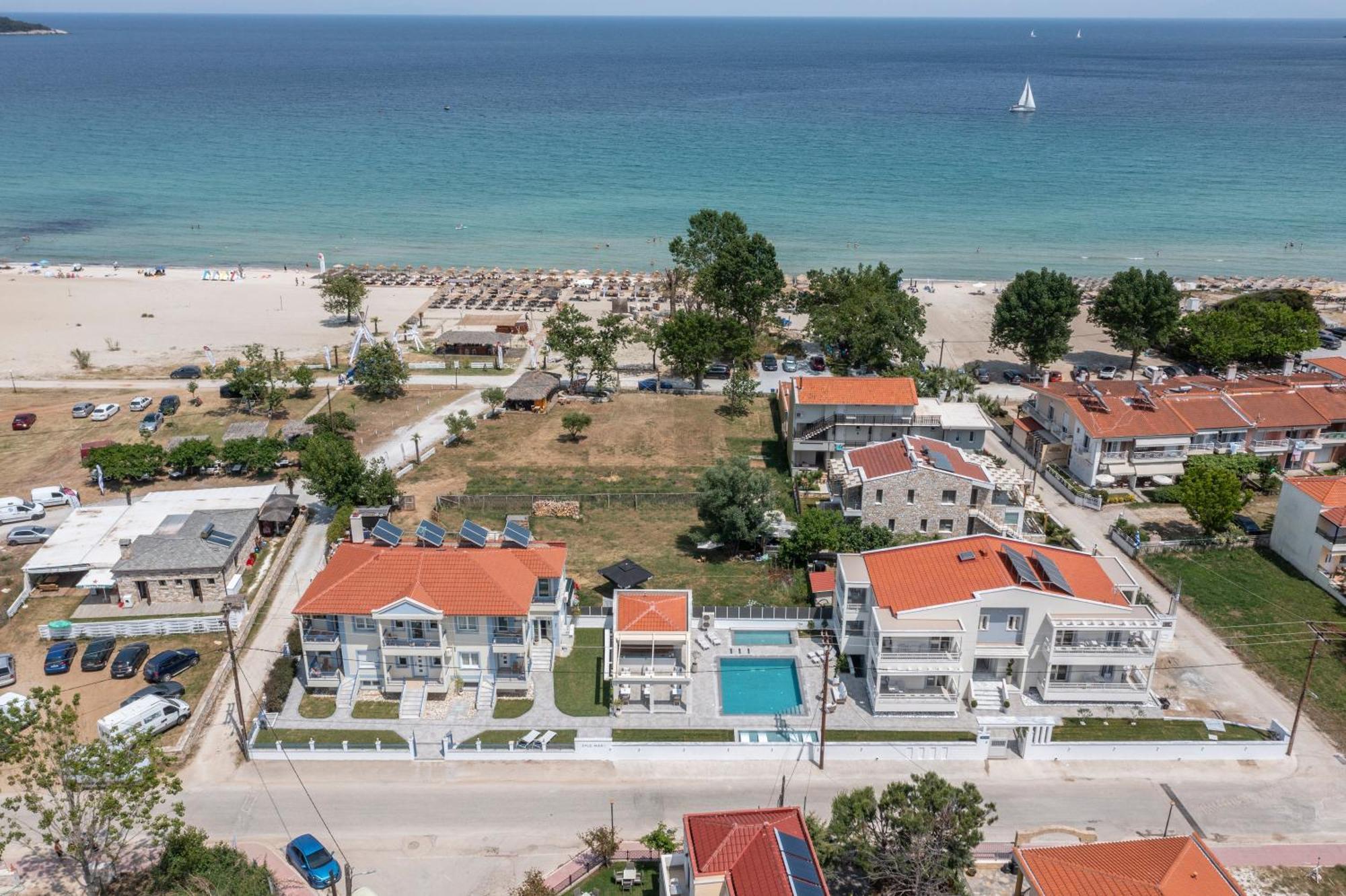 Sole Mare Hotel Chrysi Ammoudia Luaran gambar